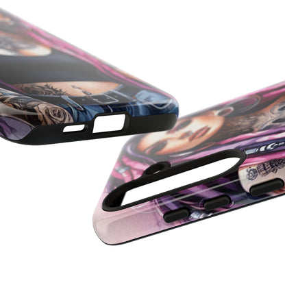 Tattooed Rebel – Gothic Cat Spirit Mobile Cover