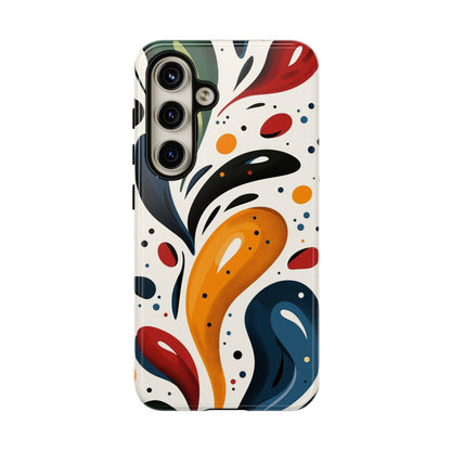 Fluid Pop Abstract Phone Case – Space-Inspired Art for iPhone, Samsung & Pixel