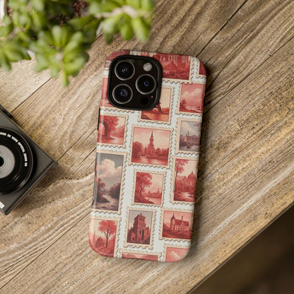 Vintage Postcard Stamps Phone Case