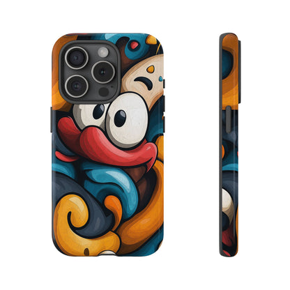 Funky Eyes – Playful Pop Abstract Phone Case for iPhone, Samsung & Pixel