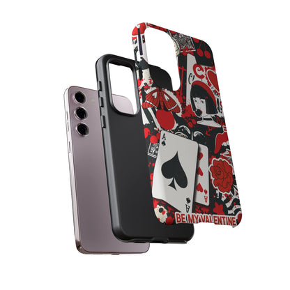 Bold Red & Black Ace Card Phone Case
