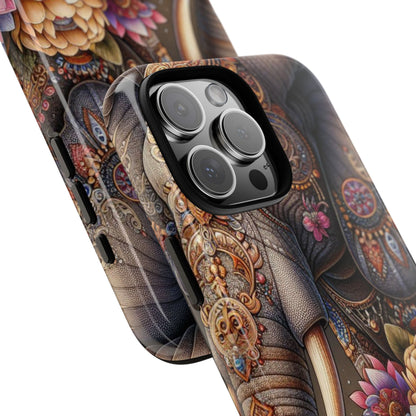 Royal Ornate Elephant Mobile Cover – Luxurious Bohemian Art