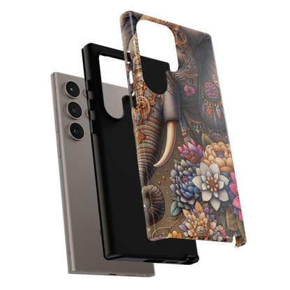 Royal Ornate Elephant Mobile Cover – Luxurious Bohemian Art