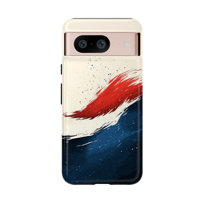Crimson Tide – Artistic Brushstroke Abstract Case for iPhone, Google Pixel, Samsung