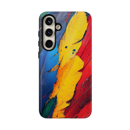 Tropical Macaw Feather Phone Case for iPhone, Samsung & Google Pixel