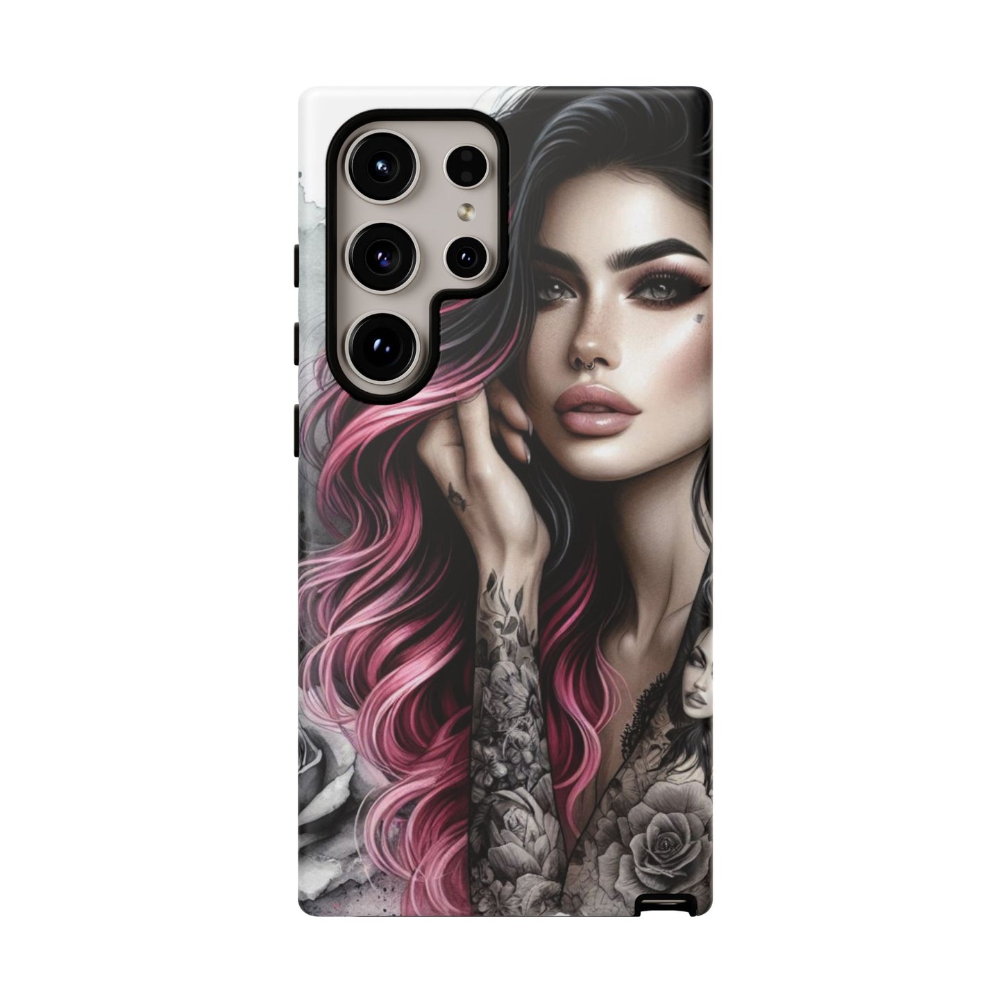 Tattooed Elegance – Gothic Art Mobile Cover