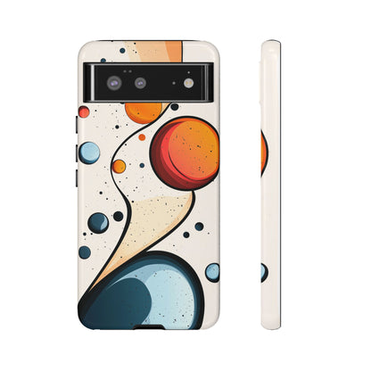 Solar Drift – Abstract Orbital Phone Case for iPhone, Samsung & Pixel