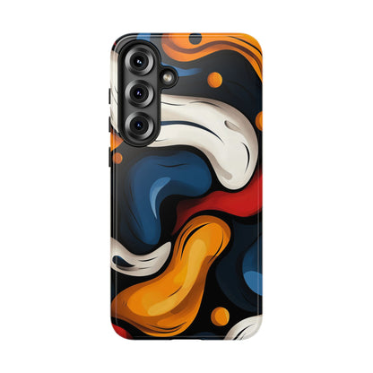 Liquid Pop Abstract Case – Bold Swirl Design for iPhone, Google Pixel & Samsung