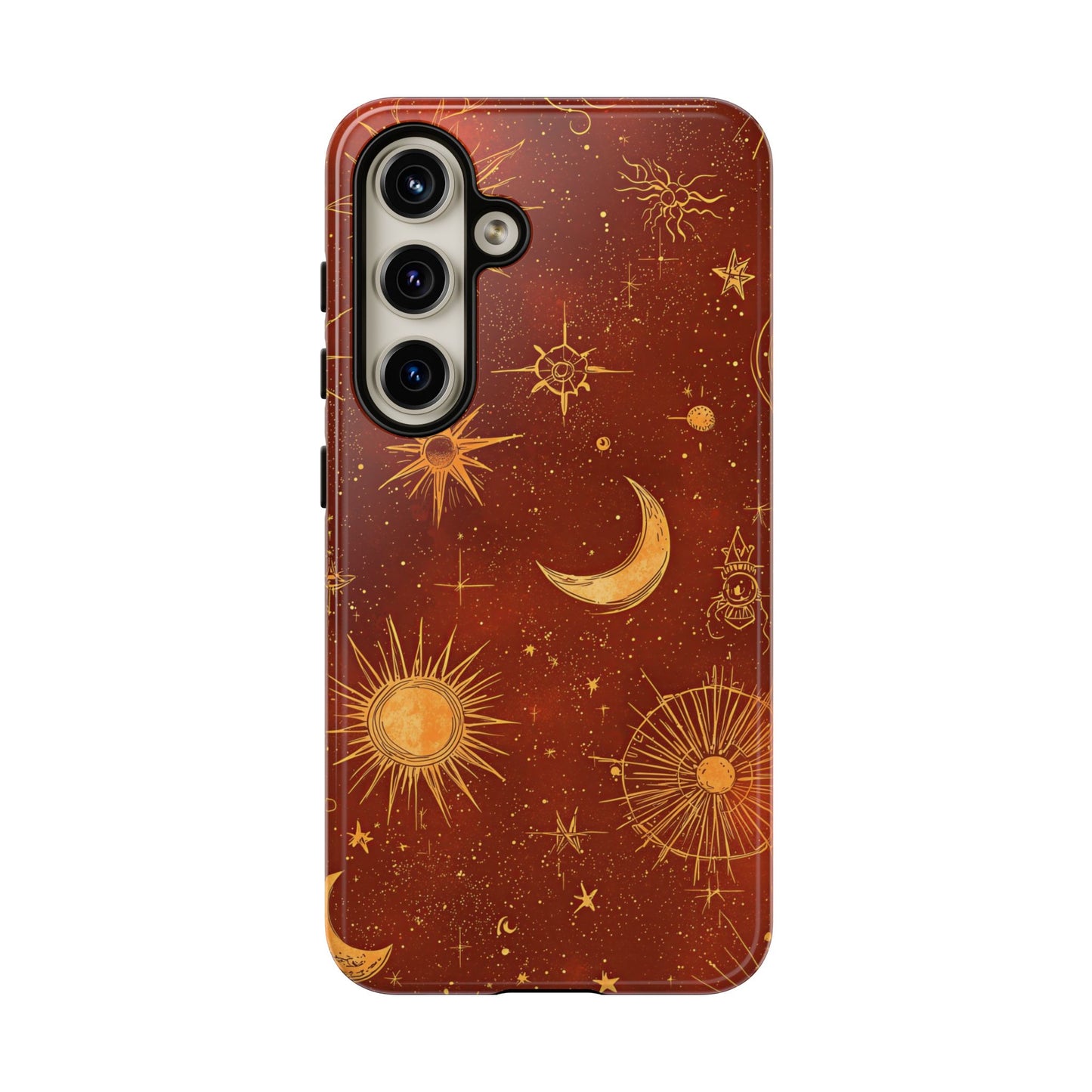 Terracotta Celestial Dreams Boho Phone Case for iPhone, Pixel & Samsung