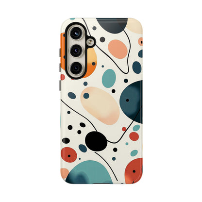 Retro Pop Pebbles – Abstract Vibe Phone Case for iPhone, Samsung & Pixel