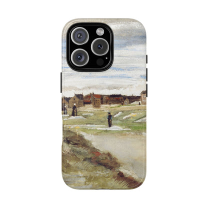 Van Gogh Village Painting Phone Case - iPhone, Samsung, Pixel - Art Print Cover, Gift for Art Lovers