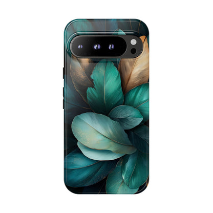 Iridescent Peacock Feather Luxe Phone Case for iPhone, Samsung & Google Pixel
