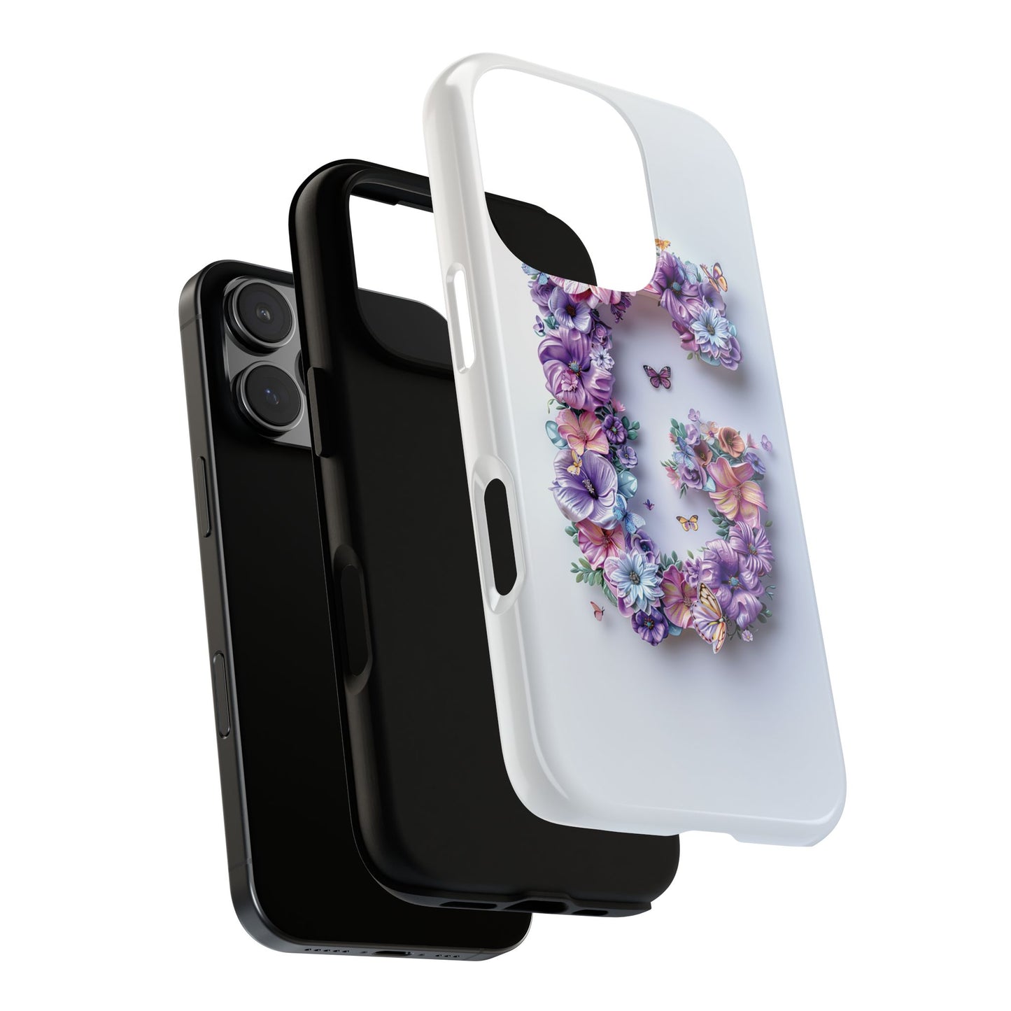 Floral Letter G Phone Case – Personalized Aesthetic Cover for iPhone, Samsung & Google Pixel
