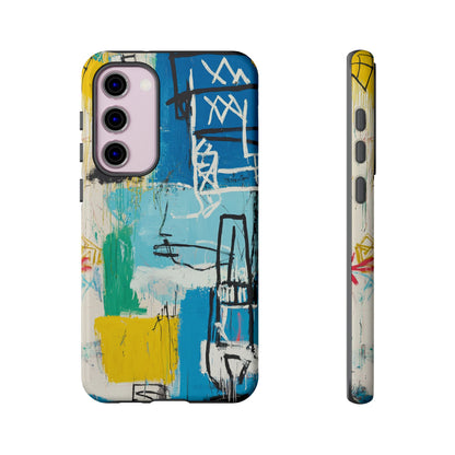 Artistic Phone Case – Jean-Michel Basquiat Graffiti Art - iPhone, Samsung & Google Pixel Cover - Artistic Painting Case,  Art Lover Gift