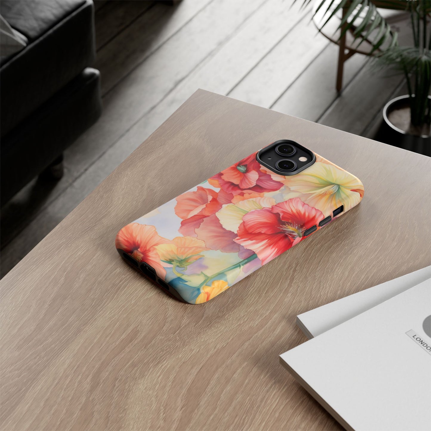 Floral Harmony Watercolor Mobile Case