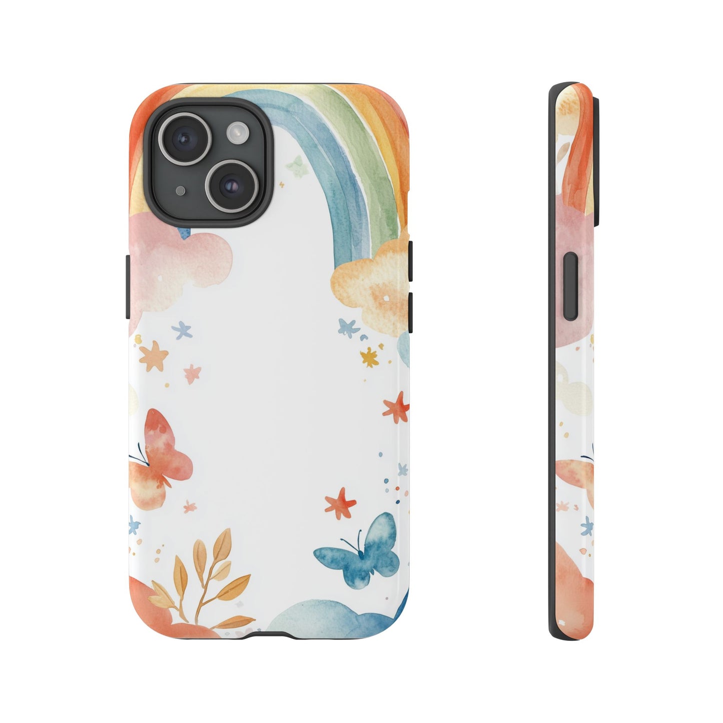 Dreamy Skies & Rainbows Watercolor Phone Case for iPhone, google Pixel & Samsung