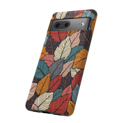 Colorful Abstract Leaves Pattern Design