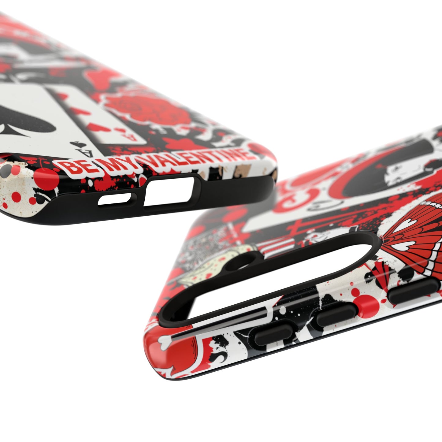 Bold Red & Black Ace Card Phone Case