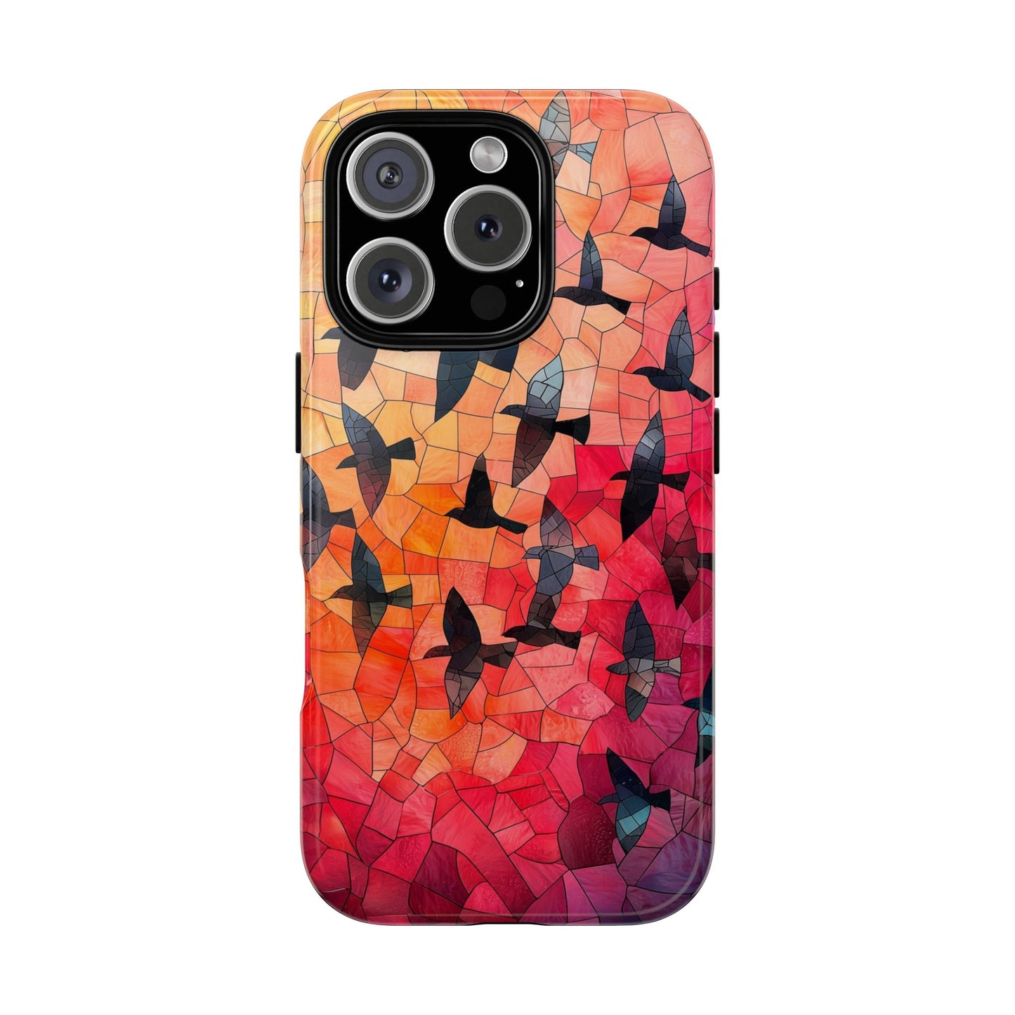 Chorus of Flight – Mosaic Birds Phone Case for iPhone, Samsung & Pixel