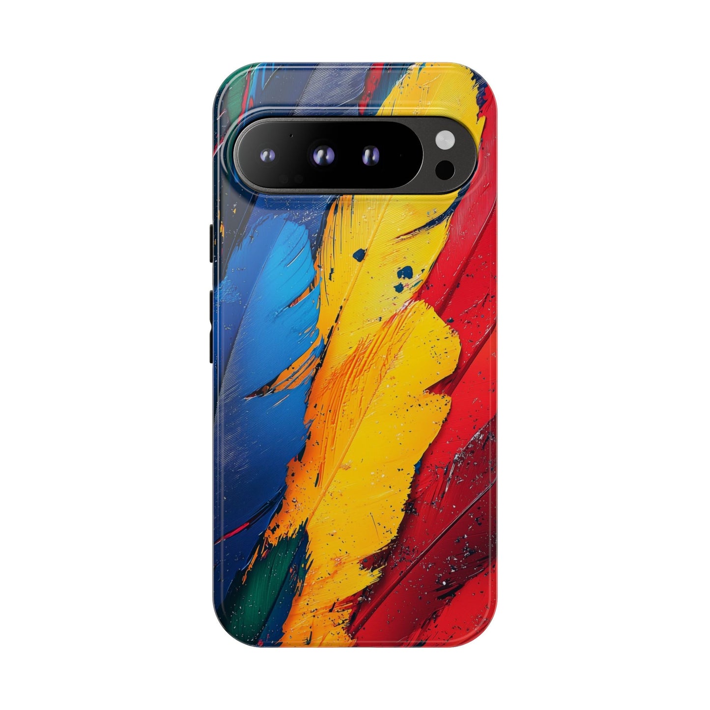 Tropical Macaw Feather Phone Case for iPhone, Samsung & Google Pixel
