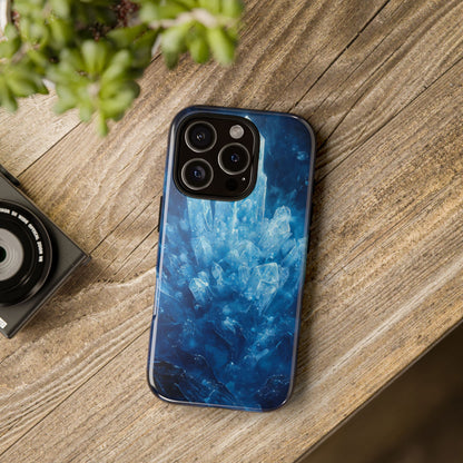 Cosmic Ice Crystal Matching Couple Phone Case – A Dazzling Duo for iPhone, Samsung & Google Pixel