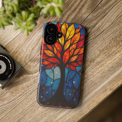 Stained Glass Tree: A Burst of Vibrant Elegance
