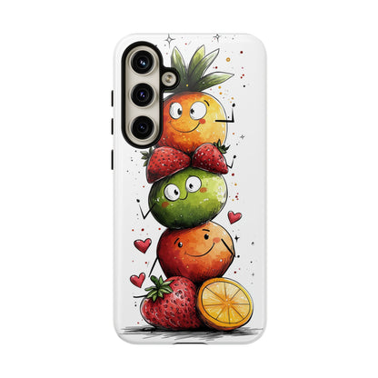 Cute Fruit Stack Phone Case – Fun & Playful Anime Art for iPhone, Google Pixel & Samsung