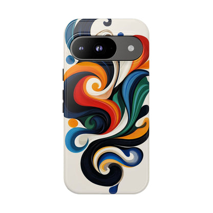 WhirlMuse – Elegant Swirl Abstract  Phone Case for iPhone, Samsung & Pixel