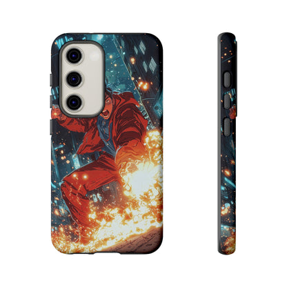 Urban Firestarter | Neon Blaze Hero Phone Case for iPhone, Samsung & Pixel