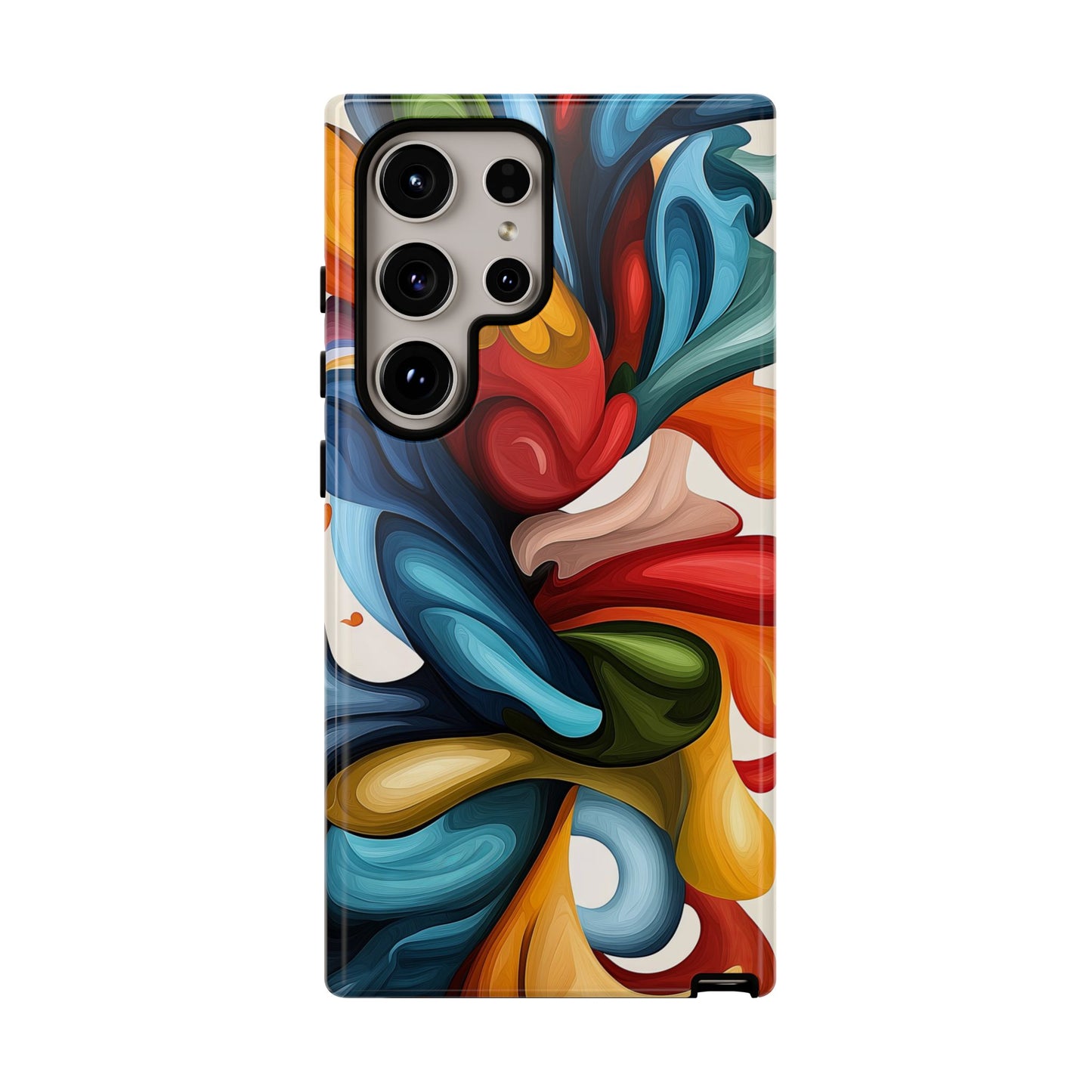 Chromatic Swirl – Abstract Expression Phone Case for iPhone, Samsung & Pixel