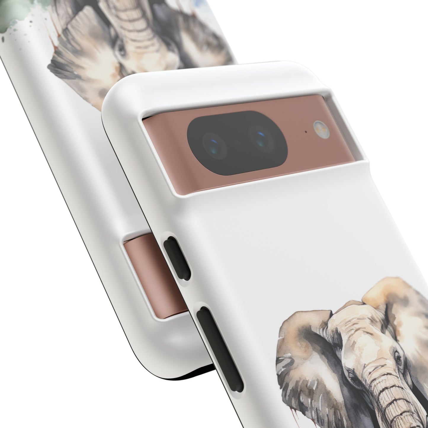 Safari Watercolor Elephant Mobile Cover – Artistic Wildlife Design