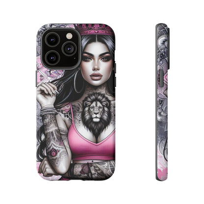 Queen of the Jungle – Regal Tattooed Goddess Mobile Cover