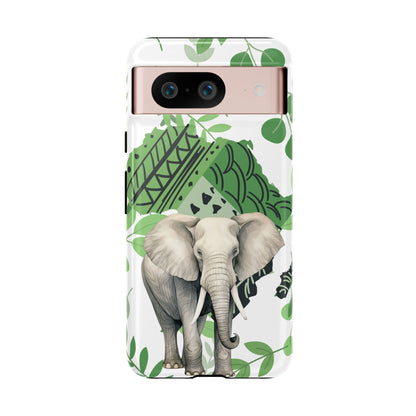 Tropical Elephant Mobile Cover – Nature-Inspired Boho Art