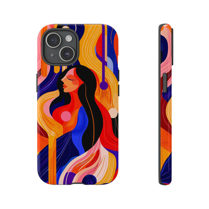 Muse in Motion – Abstract Goddess Phone Case for iPhone, Samsung & Pixel