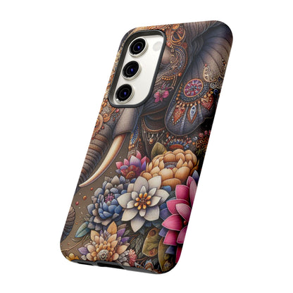 Royal Ornate Elephant Mobile Cover – Luxurious Bohemian Art