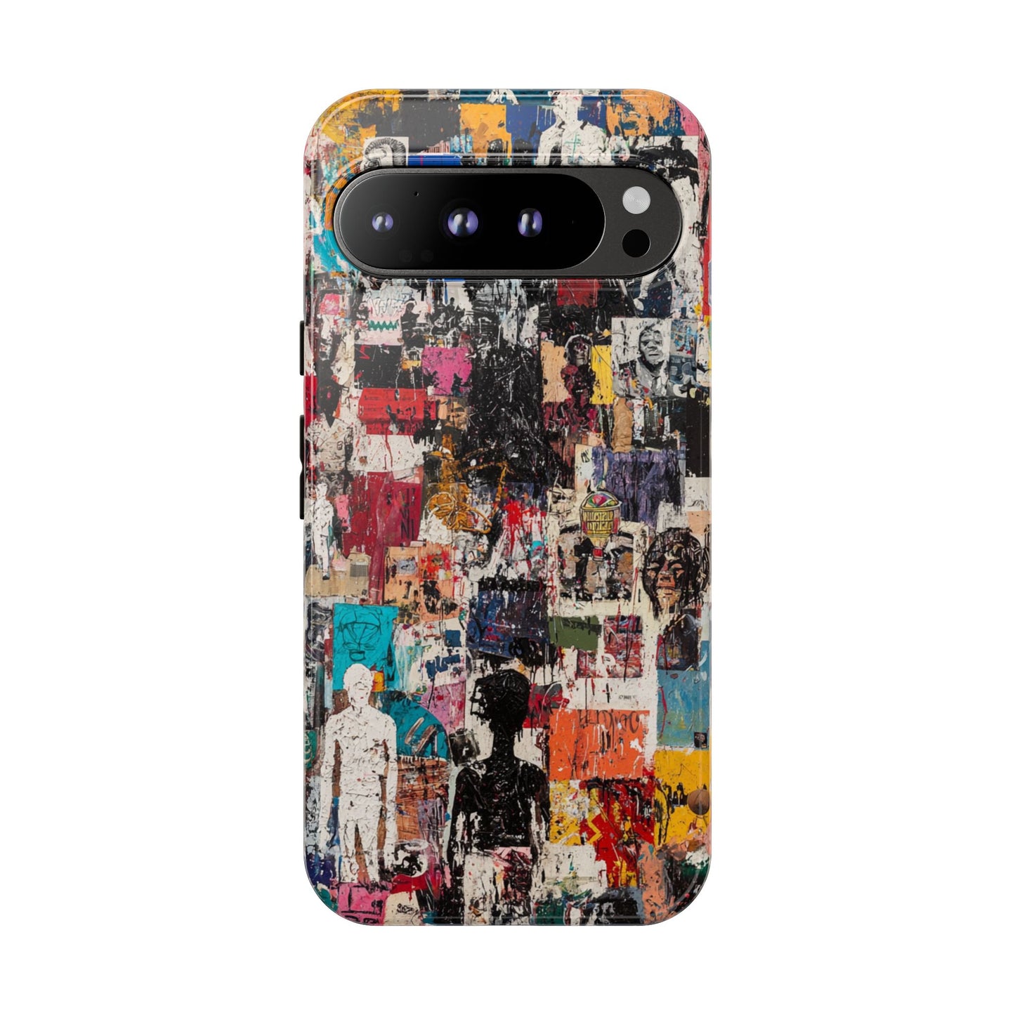 Graffiti Phone Case – Basquiat Street Art Design - iPhone, Samsung & Google Pixel Cover - Artistic Painting Case,  Art Lover Gift