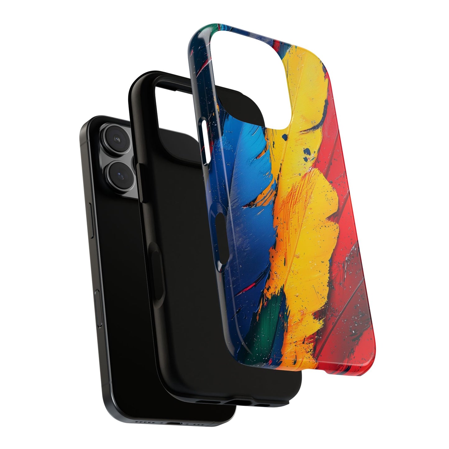 Tropical Macaw Feather Phone Case for iPhone, Samsung & Google Pixel