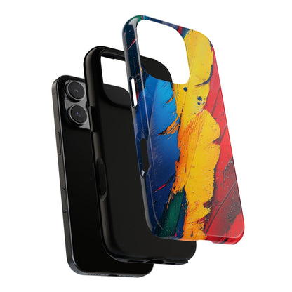 Tropical Macaw Feather Phone Case for iPhone, Samsung & Google Pixel