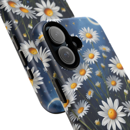 Witchy Daisy Flowers Phone Case Vintage Botanical Cover