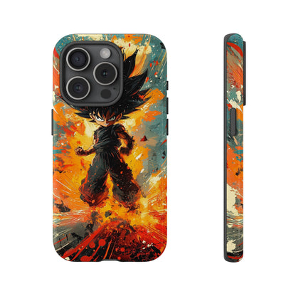 Mini Warrior Rage | Chibi Power Surge Phone Case for iPhone, Samsung & Pixel