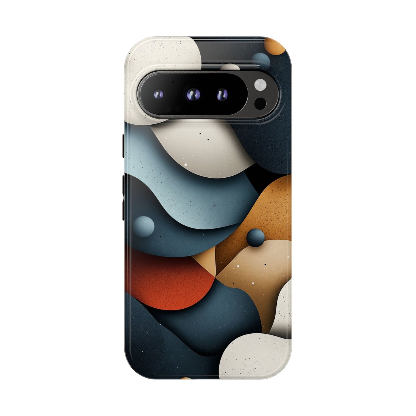 Cosmic Flow – Textured Abstract Phone Case for iPhone, Samsung & Pixel