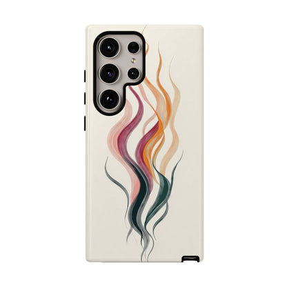 Whispering Waves – Elegant Line Art Abstract Phone Case for iPhone, Samsung & Pixel