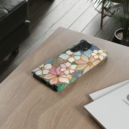 Floral Symphony: Stained Glass Elegance