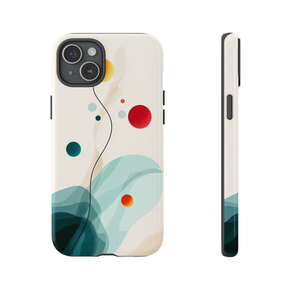 Cosmic Citrus Flow – Abstract Art Phone Case  for iPhone, Samsung & Pixel