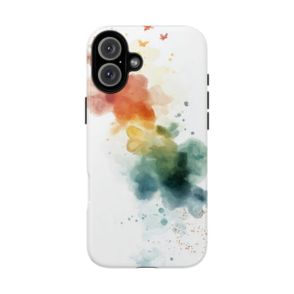Whirlwind Rainbow Watercolor Phone Case for iPhone, google Pixel & Samsung