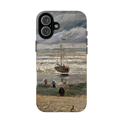 Vincent Van Gogh Phone Case - iPhone, Samsung, Google Pixel Cover - Ocean & Boat Painting Phone Case - Van Gogh Art Gift - Nautical Phone Case, Coastal Life Lover Gift