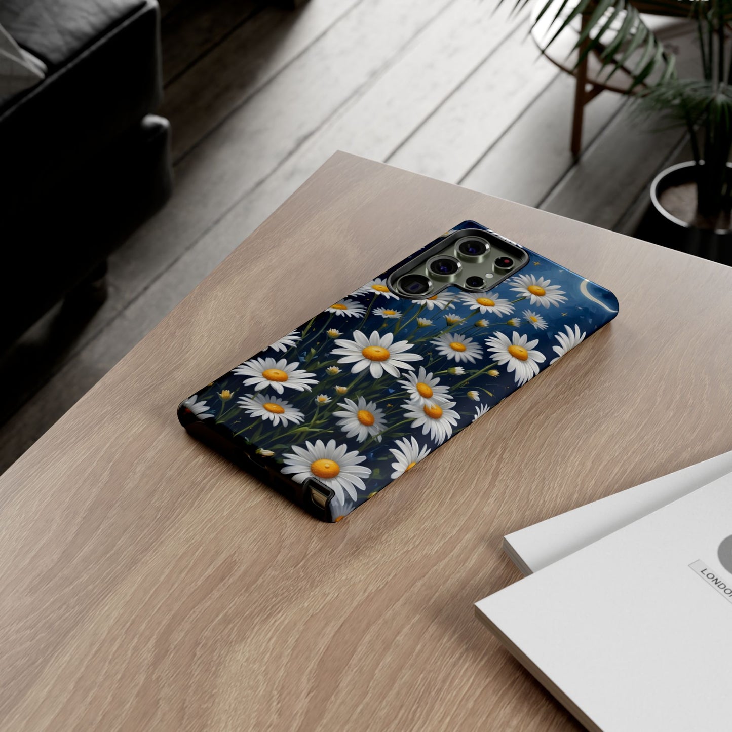 Witchy Daisy Flowers Phone Case Vintage Botanical Cover