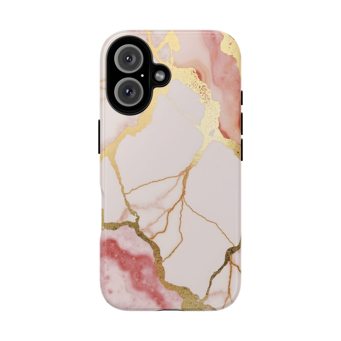 Beautiful Pink Minimal Marble Case Design