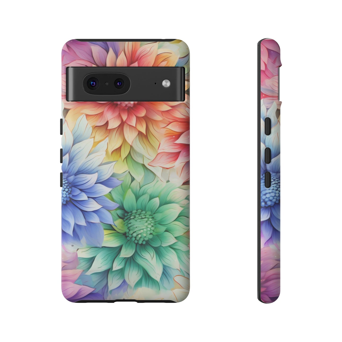 Rainbow Bloom Mandala Floral Mobile Case