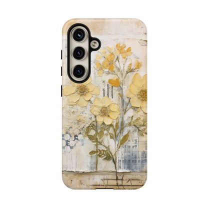 Vintage Botanical Floral Mobile Case